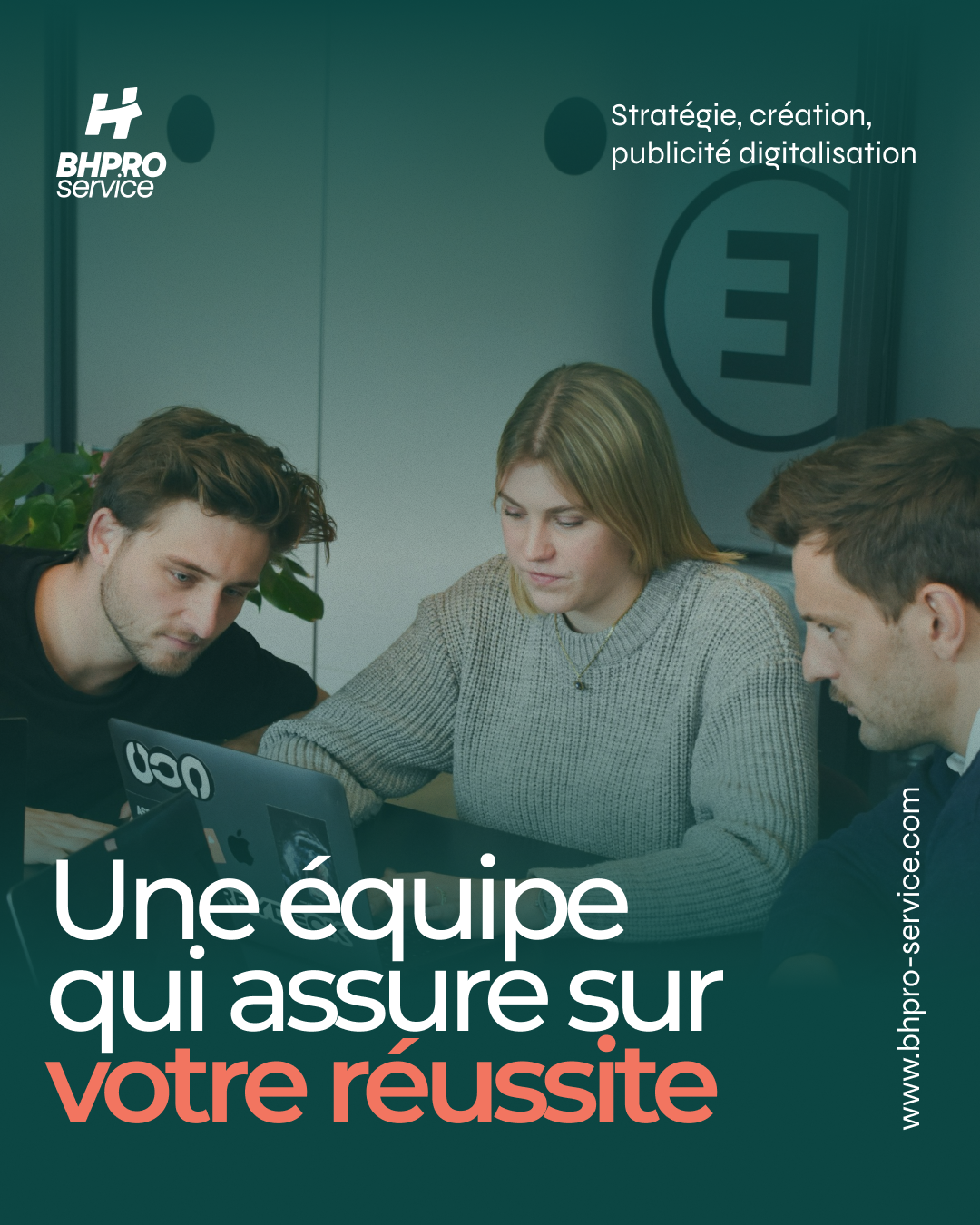 Design réseaux sociaux · Présentation de l’équipe
